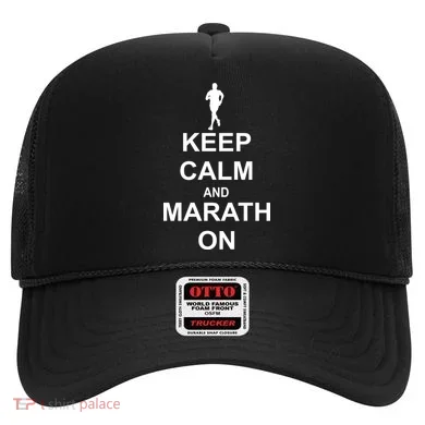 Keep Calm Marathon On Hat