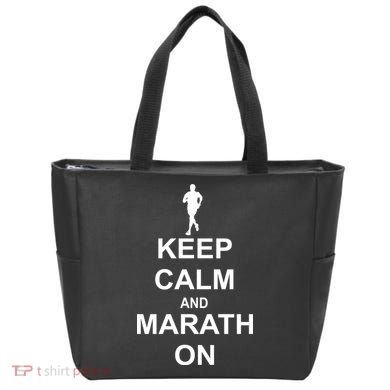 Keep Calm Marathon On Bag