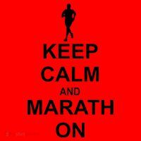 Keep Calm Marathon On Santa Hat thumb 1