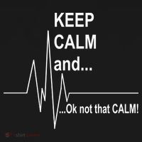 Keep calm Ok Not that calm Hoodie thumb 2