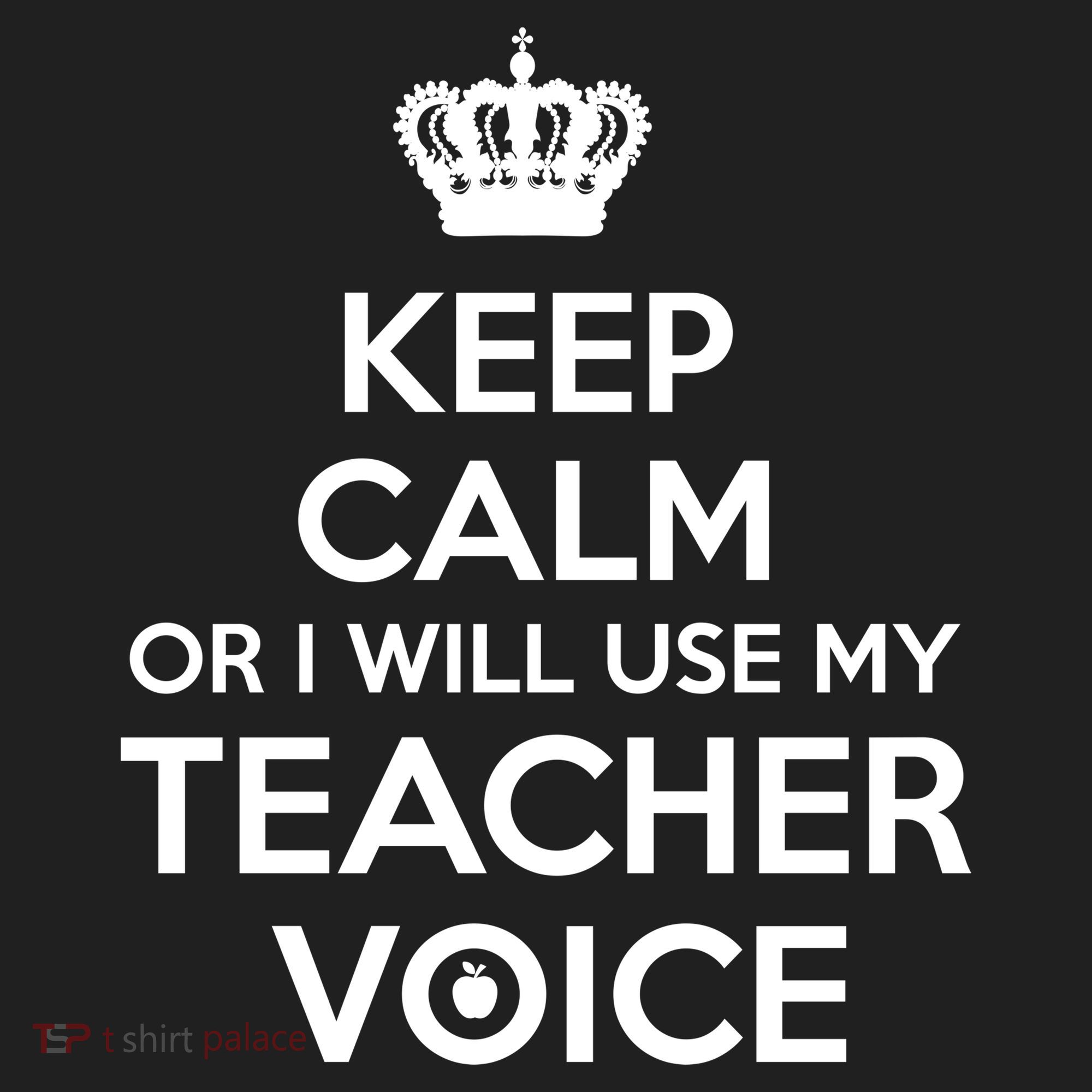 Keep Calm Or I Will Use My Teacher Voice Women's Sweatshirt