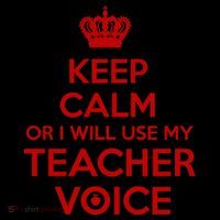 Keep Calm Or I Will Use My Teacher Voice Coffee Mug thumb 5