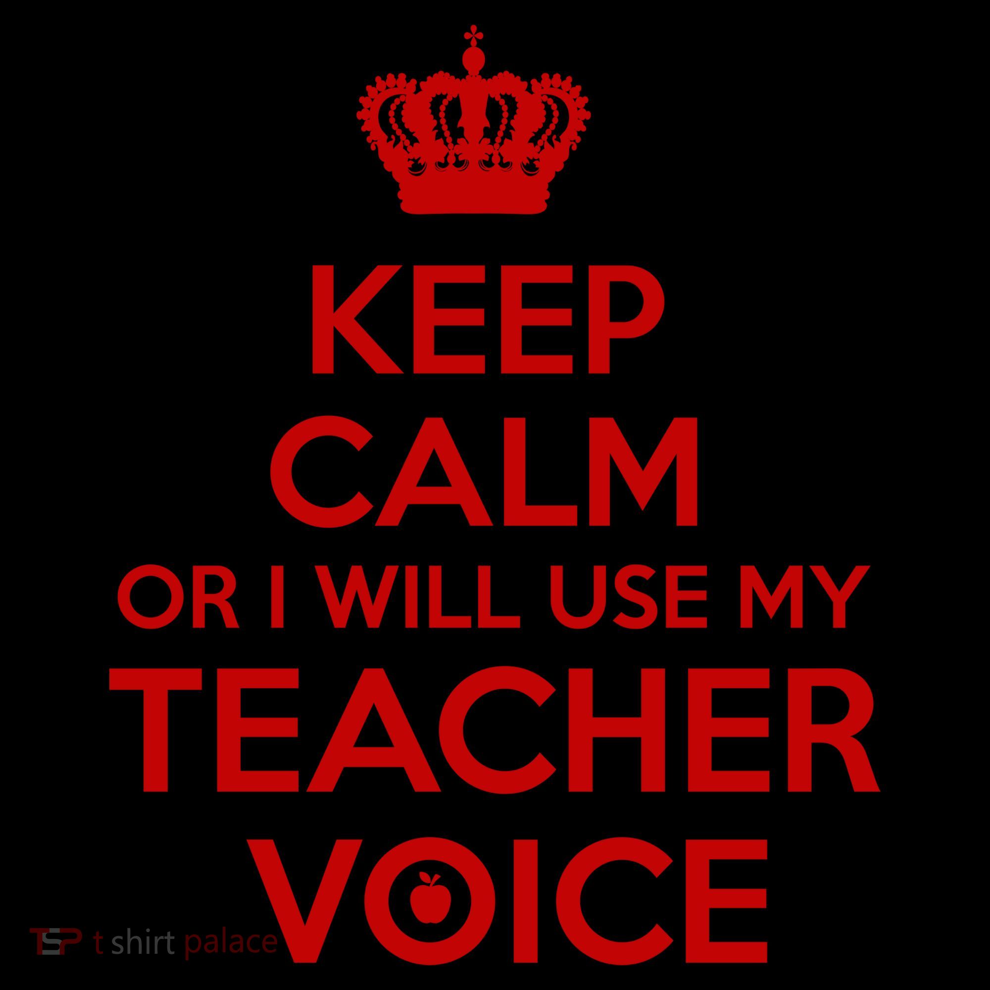 Keep Calm Or I Will Use My Teacher Voice Coffee Mug
