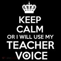 Keep Calm Or I Will Use My Teacher Voice Women's Hoodie thumb 2