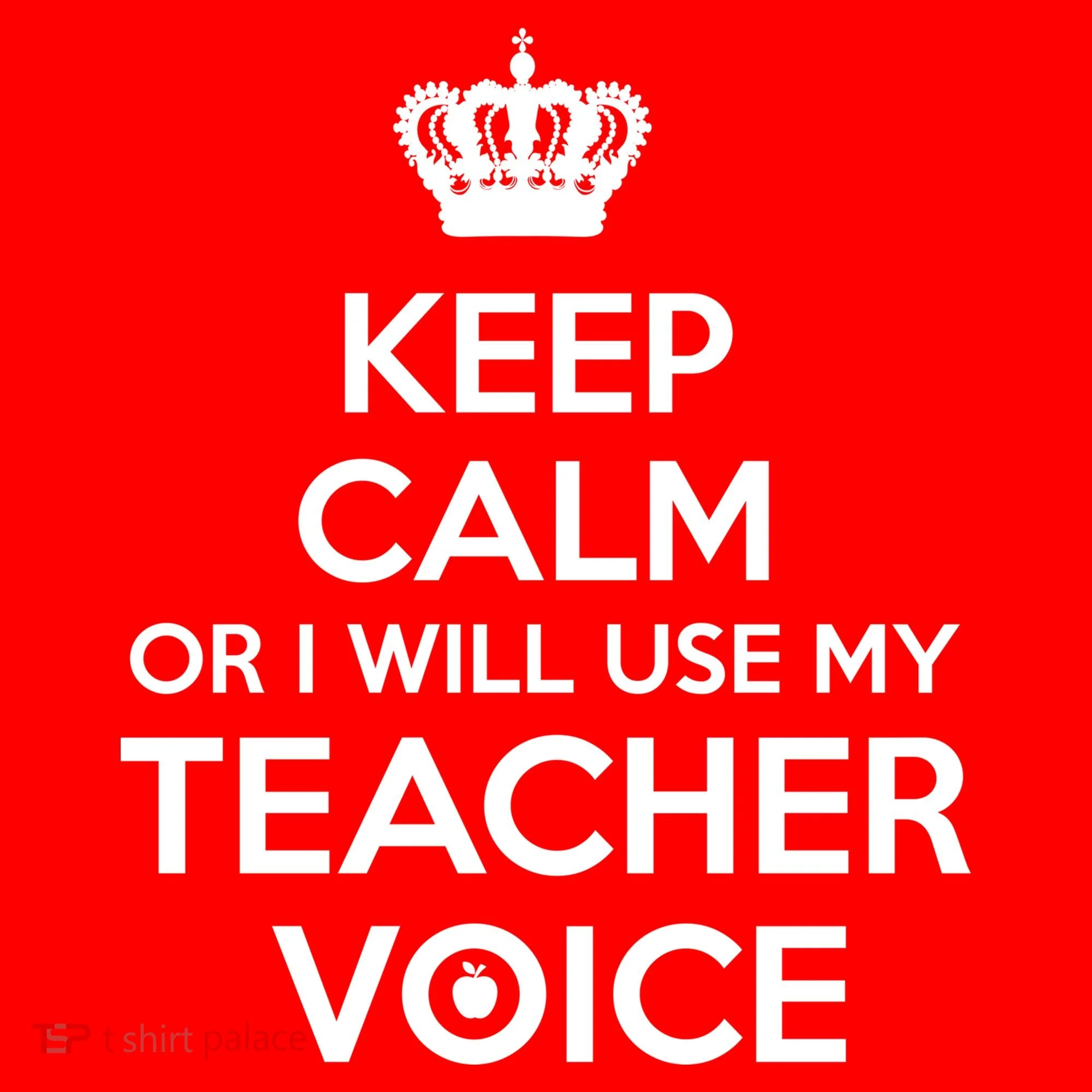 Keep Calm Or I Will Use My Teacher Voice Hoodie