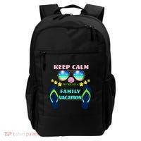 Keep Calm We're On A Family Vacation Backpack thumb 0