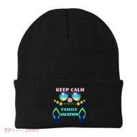 Keep Calm We're On A Family Vacation Beanie thumb 0