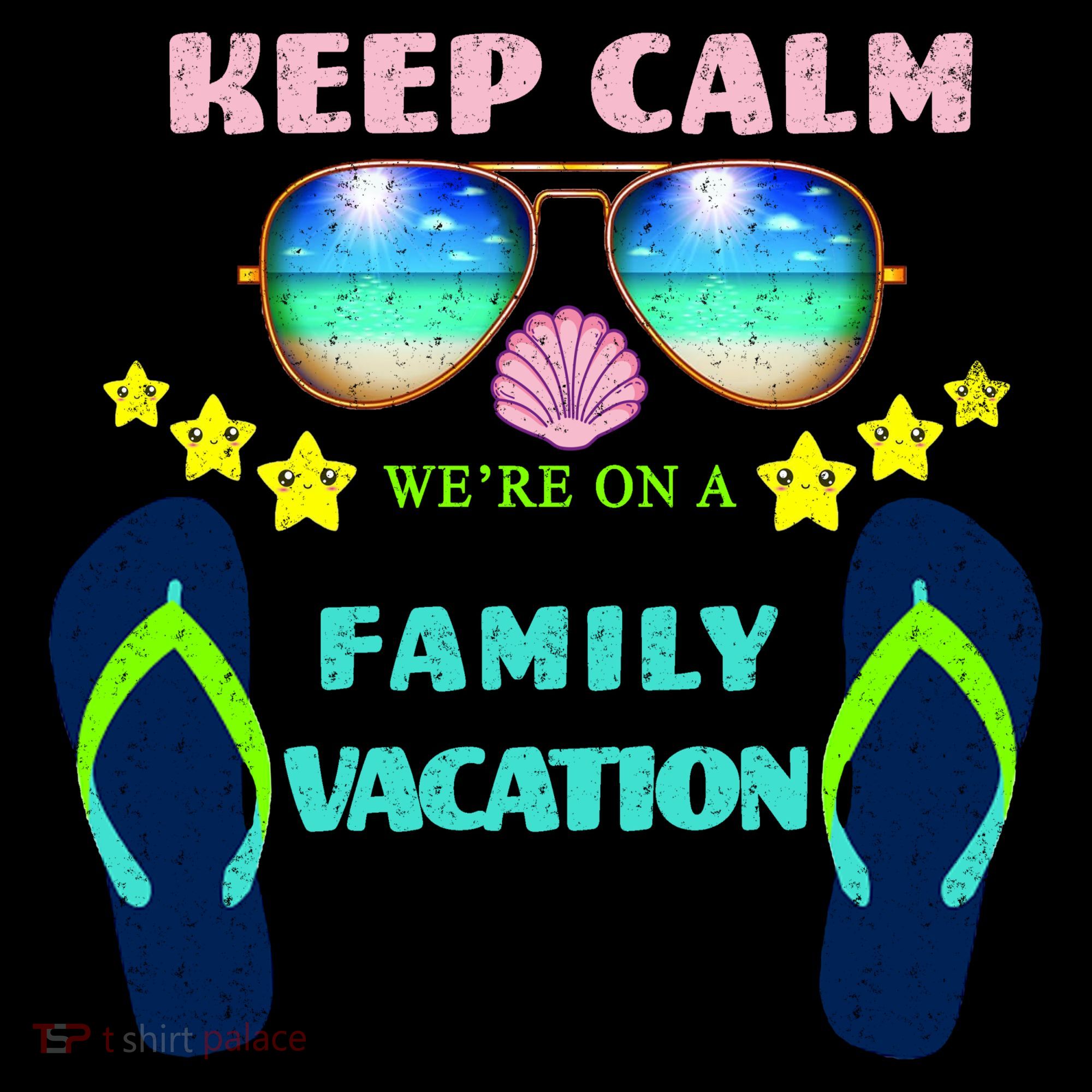 Keep Calm We're On A Family Vacation Women's Hoodie