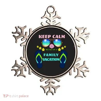 Keep Calm We're On A Family Vacation Ornament