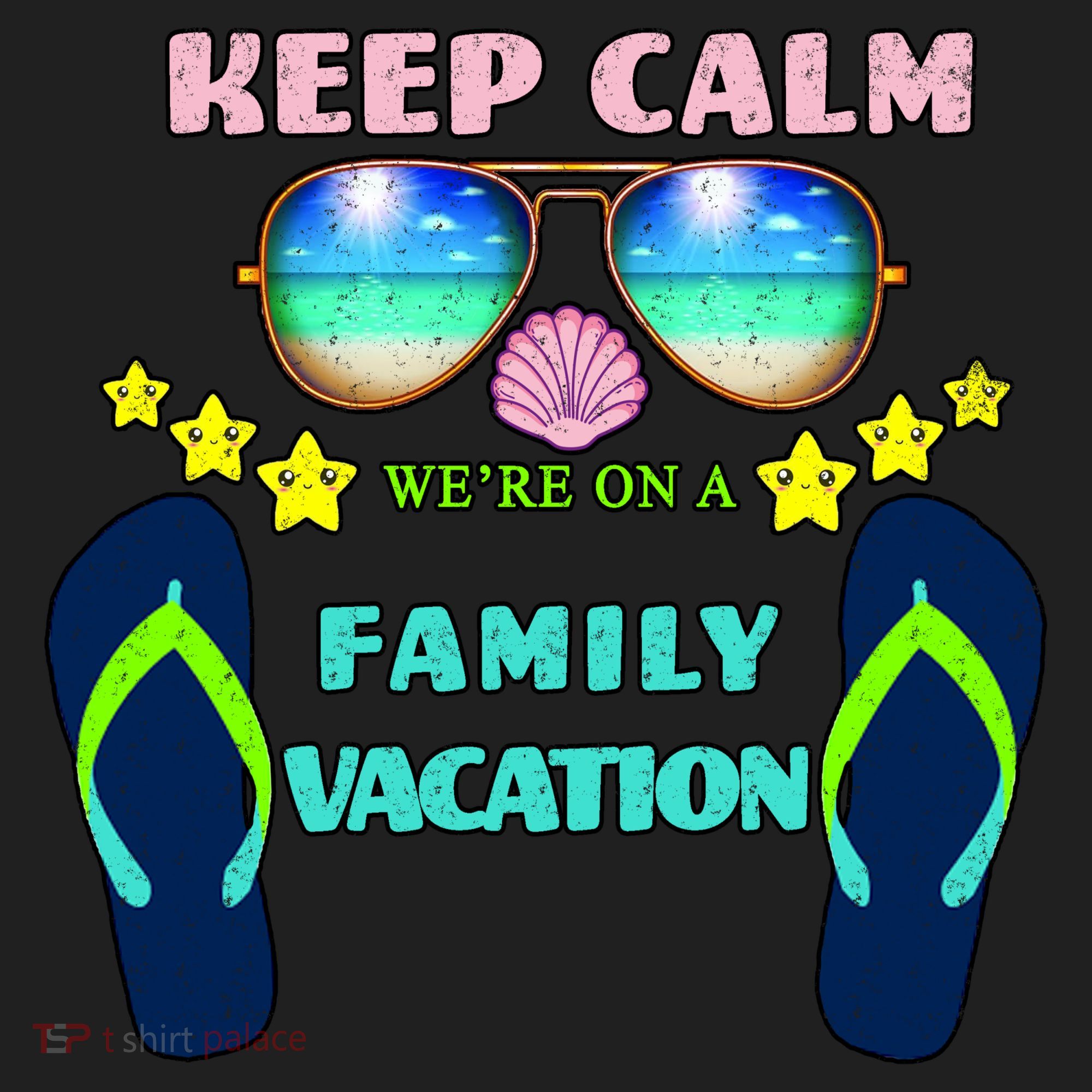 Keep Calm We're On A Family Vacation Hat