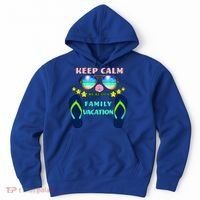Keep Calm We're On A Family Vacation Hoodie thumb 0