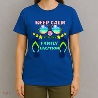 Keep Calm We're On A Family Vacation T-Shirt thumb 4