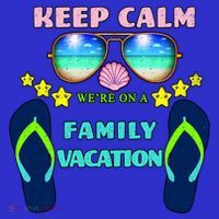 Keep Calm We're On A Family Vacation Mousepad thumb 1