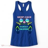Keep Calm We're On A Family Vacation Women's Tank Top thumb 0