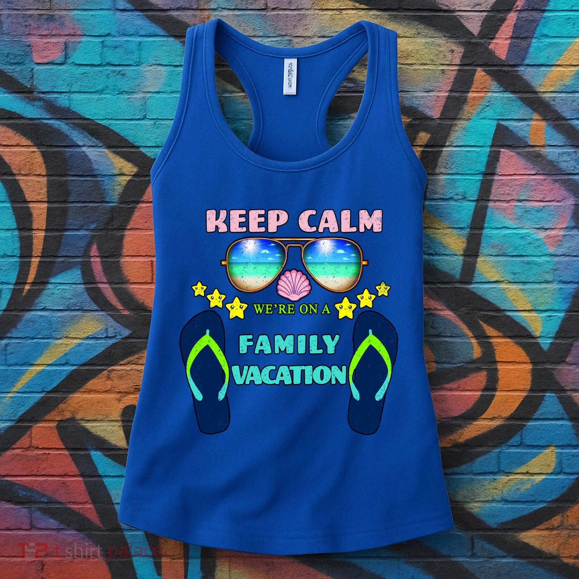 Keep Calm We're On A Family Vacation Women's Tank Top