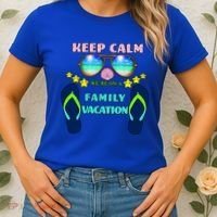 Keep Calm We're On A Family Vacation Women's T-Shirt thumb 2