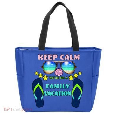 Keep Calm We're On A Family Vacation Tote Bag