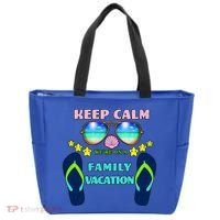 Keep Calm We're On A Family Vacation Tote Bag thumb 0