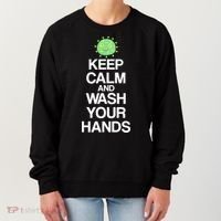 Keep Clam And Wash Your Hands Women's Sweatshirt thumb 0