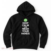 Keep Clam And Wash Your Hands Hoodie thumb 0