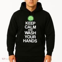 Keep Clam And Wash Your Hands Hoodie thumb 2