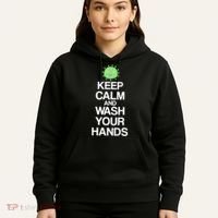 Keep Clam And Wash Your Hands Hoodie thumb 5