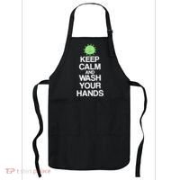 Keep Clam And Wash Your Hands Apron thumb 0