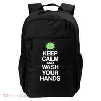 Keep Clam And Wash Your Hands Backpack thumb 0