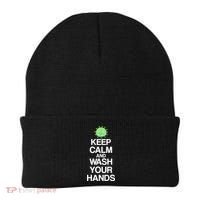 Keep Clam And Wash Your Hands Beanie thumb 0