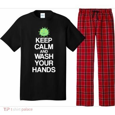 Keep Clam And Wash Your Hands Pajama Set