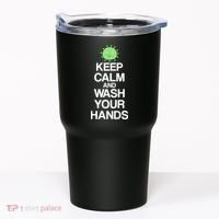 Keep Clam And Wash Your Hands Tumbler thumb 0