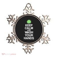 Keep Clam And Wash Your Hands Ornament thumb 0