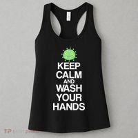 Keep Clam And Wash Your Hands Women's Tank Top thumb 3