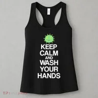 Keep Clam And Wash Your Hands Women's Tank Top thumb 3