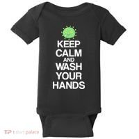 Keep Clam And Wash Your Hands Baby Bodysuit thumb 0