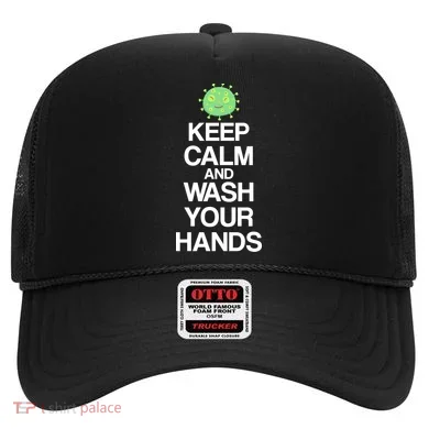 Keep Clam And Wash Your Hands Hat