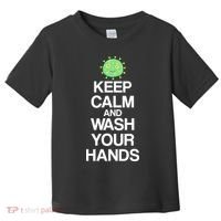 Keep Clam And Wash Your Hands Toddler T-Shirt thumb 0