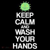 Keep Clam And Wash Your Hands Kids Sweatshirt thumb 2