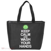 Keep Clam And Wash Your Hands Tote Bag thumb 0