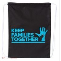 Keep Families Together Drawstring Bag thumb 0