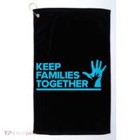 Keep Families Together Golf Towel thumb 0