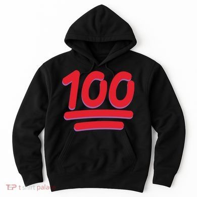 Keep It 100 One Hundred Emoji Hoodie