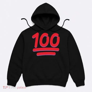 Keep It 100 One Hundred Emoji Hoodie