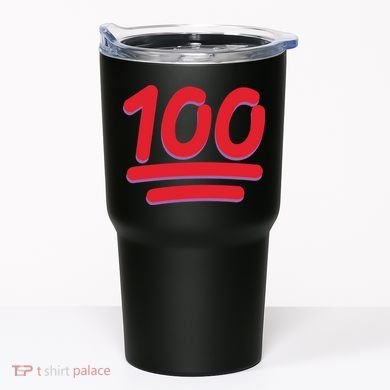 Keep It 100 One Hundred Emoji Tumbler