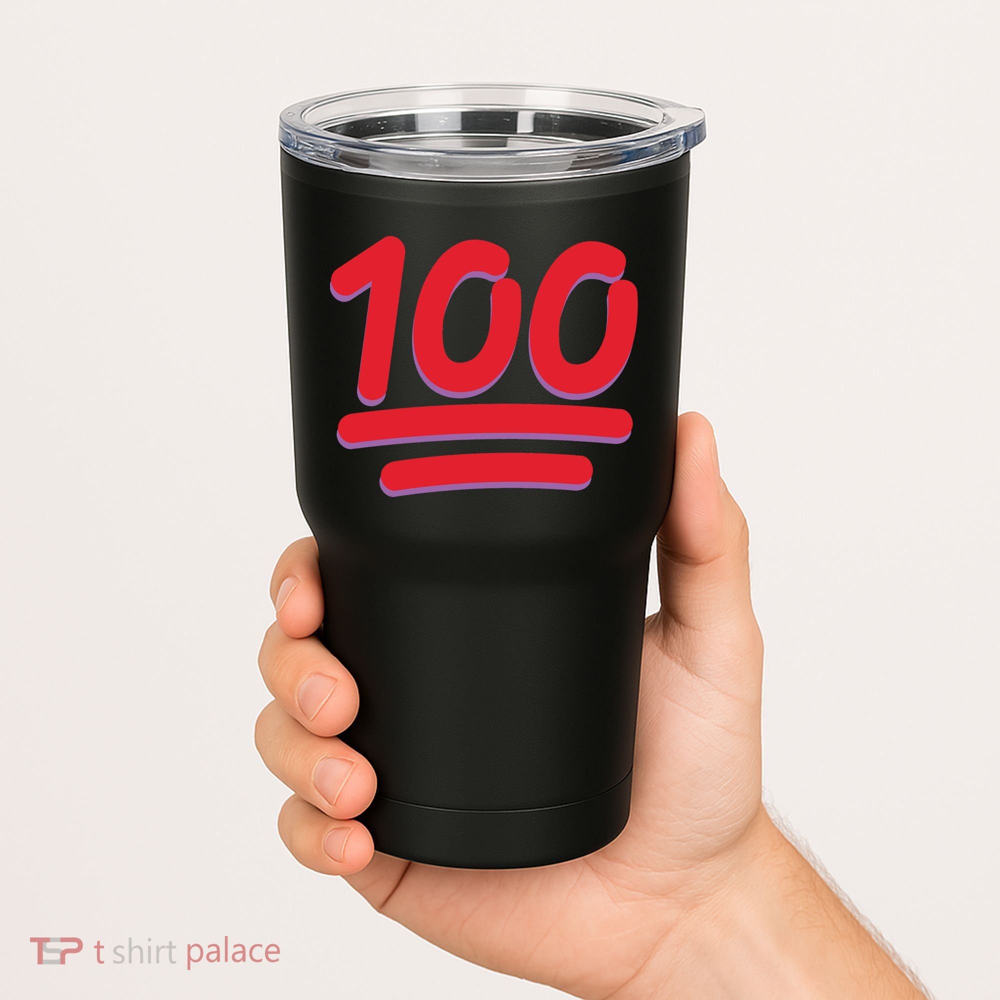 Keep It 100 One Hundred Emoji Tumbler
