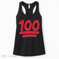 Keep It 100 One Hundred Emoji Women's Tank Top thumb 0