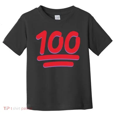 Keep It 100 One Hundred Emoji Toddler T-Shirt
