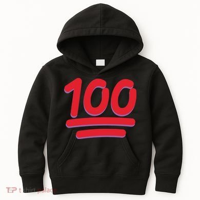 Keep It 100 One Hundred Emoji Kids Hoodie