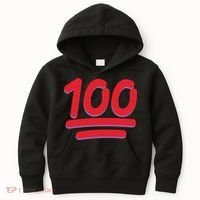 Keep It 100 One Hundred Emoji Kids Hoodie thumb 0