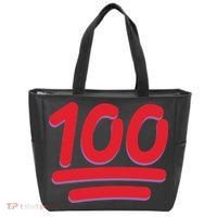 Keep It 100 One Hundred Emoji Tote Bag thumb 0